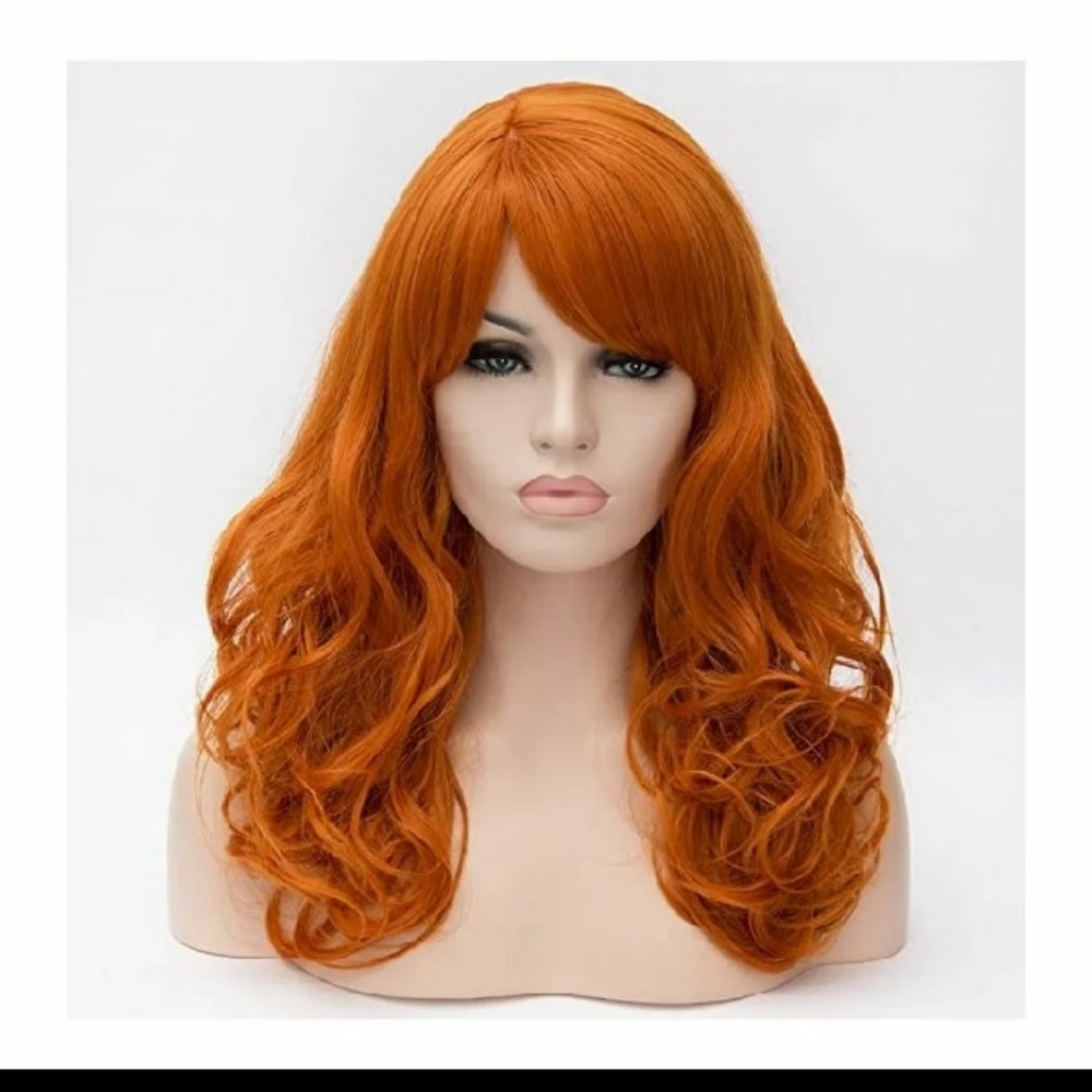 18inch Cosplay Orange Wig